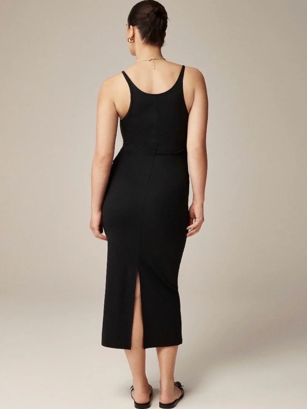 J.Crew Black Tank Maxi Dress